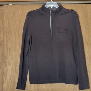 Men's large Banana Republic 1/4 zip pullover